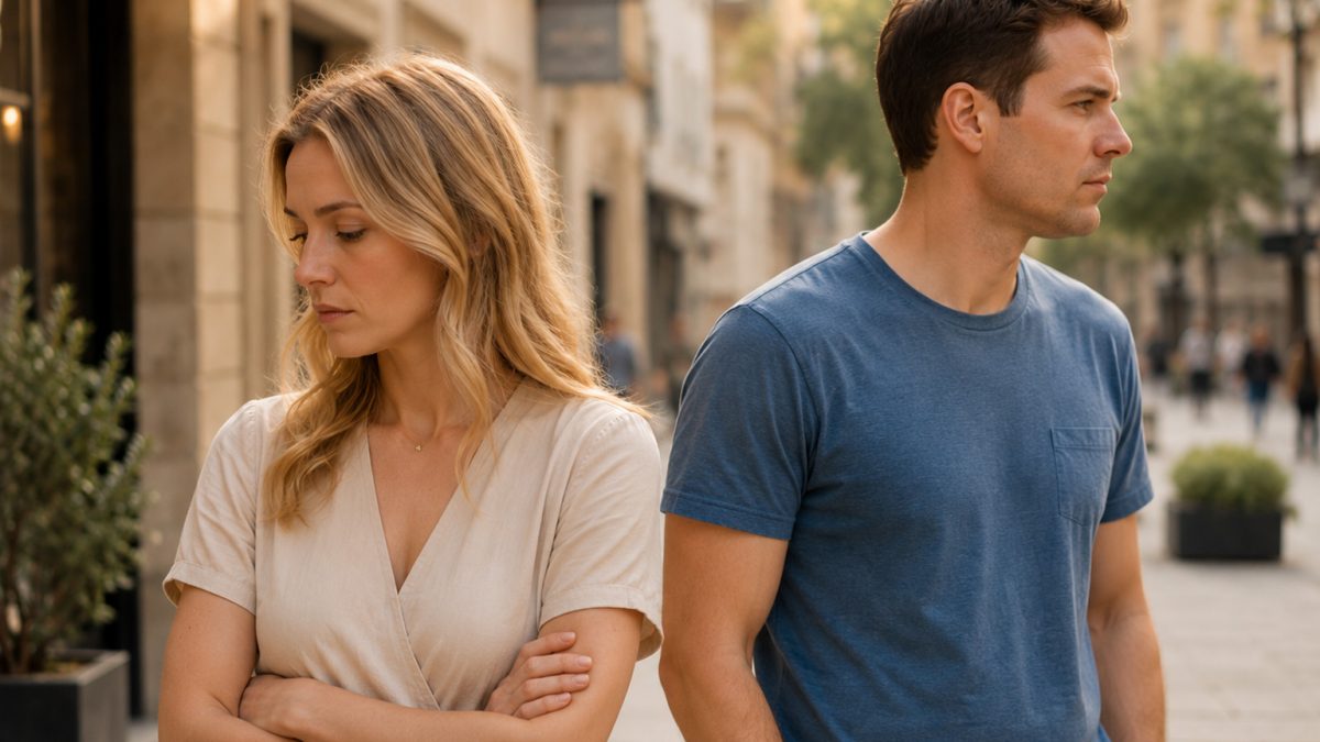 Couple en crise indiquant un besoin d’accompagnement